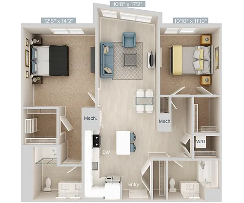Floor plan B3U-1131