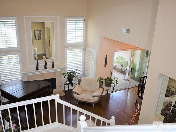 Living room view from second floor