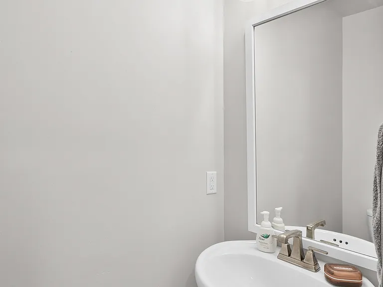 Half bath off of entry way
