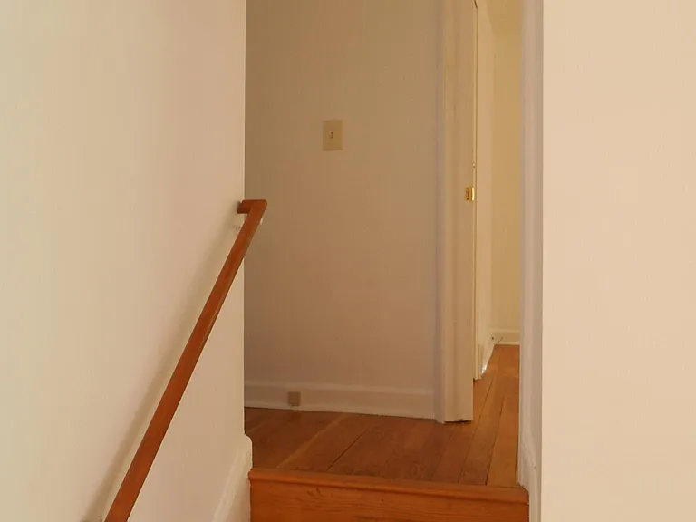steps to bedroom and bath