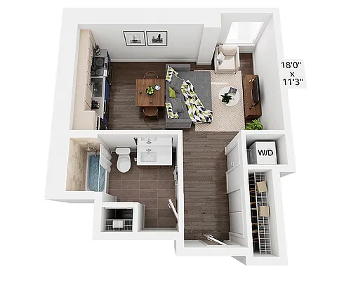 Floor plan Studio E1L