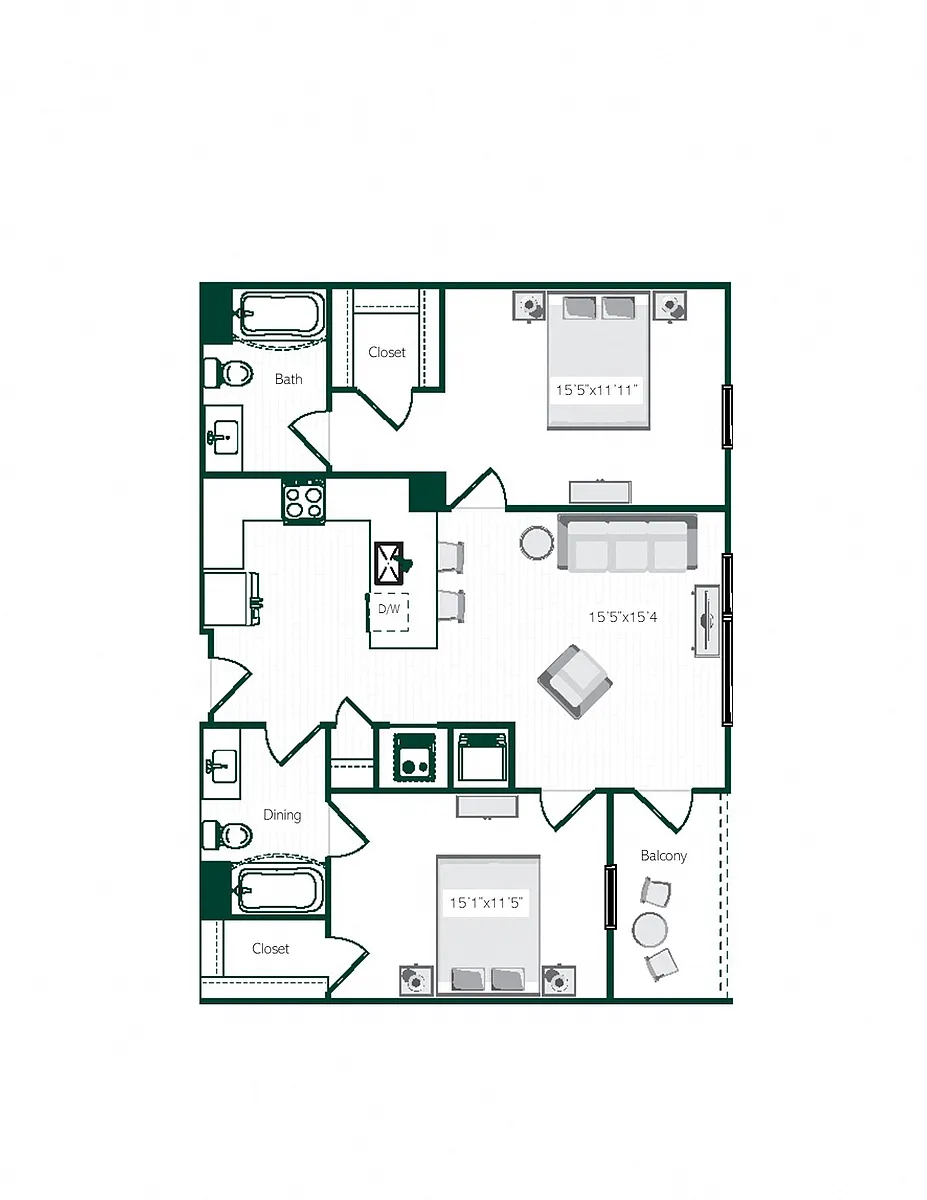 Floor plan Walnut