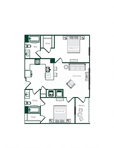 Floor plan Walnut