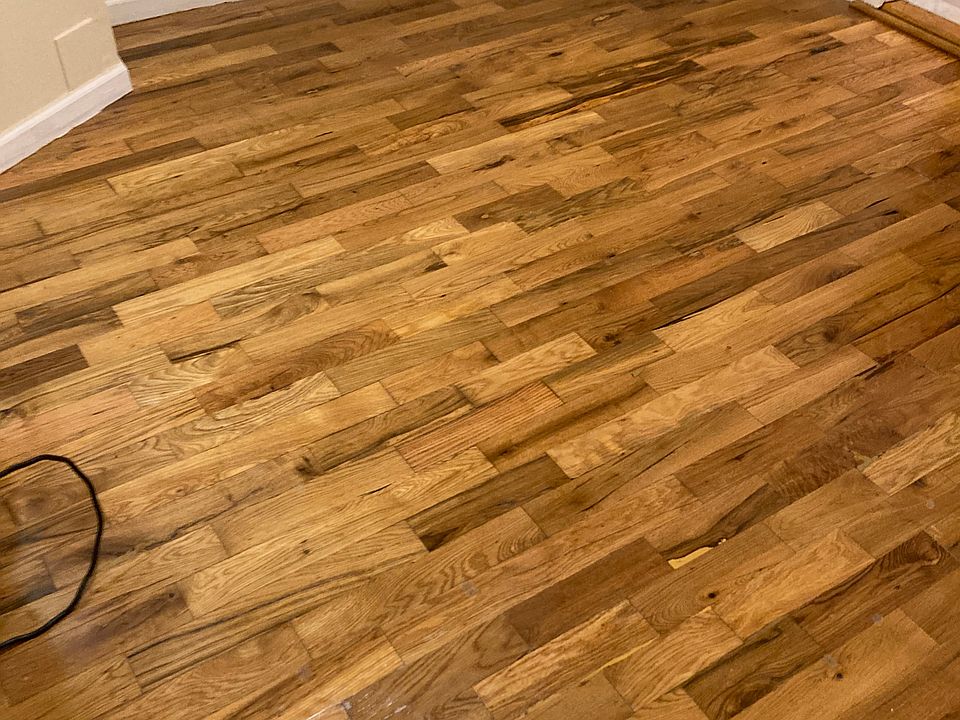 Fresh sanding and refinishing