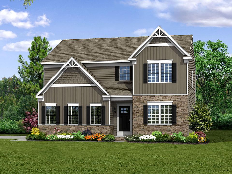 Elevation G Opt Victorian Inspired Facade, Porch, Side Garage