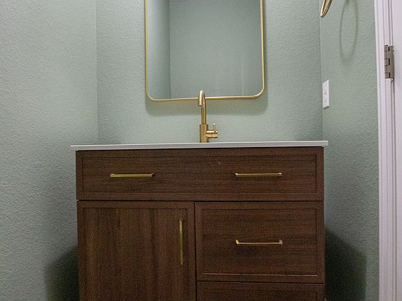 Powder room on first floor