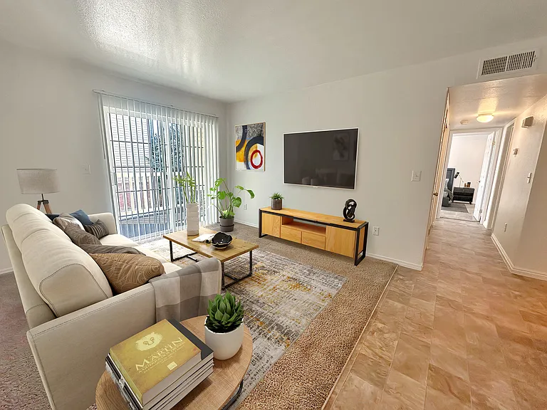 Bridgeside Landing Apartments in Taylorsville, Utah, Living Room