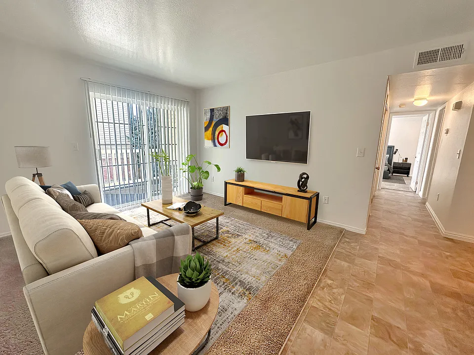 Bridgeside Landing Apartments in Taylorsville, Utah, Living Room