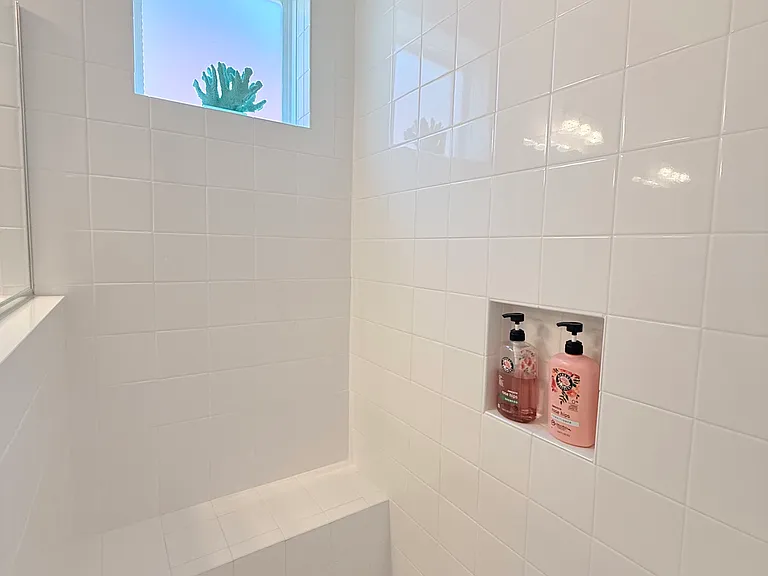 Primary suite walk in shower