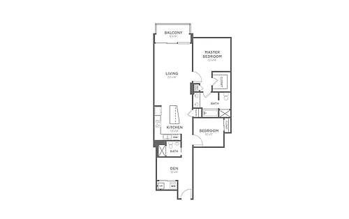 Floor plan B7D