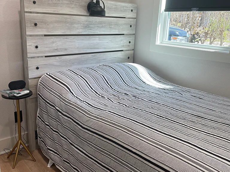 Bedroom with closet