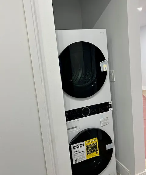 washer and dryer
