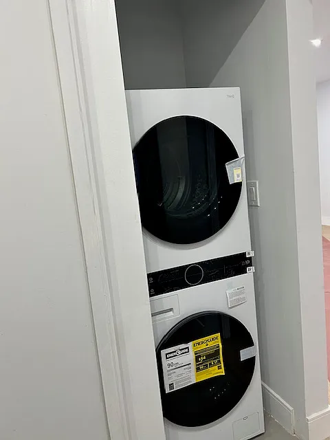 washer and dryer