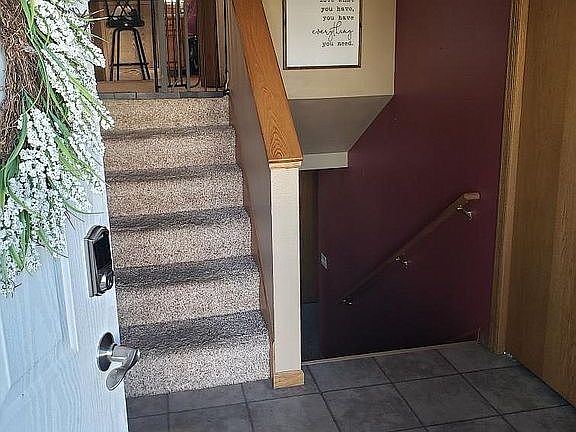 Inside the front door