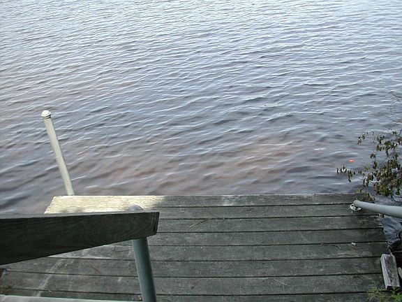 your dock on Johnson's Pond