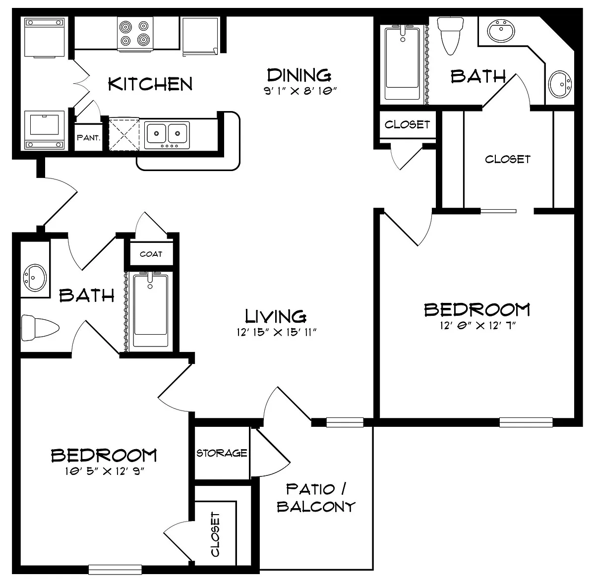 Floor plan B