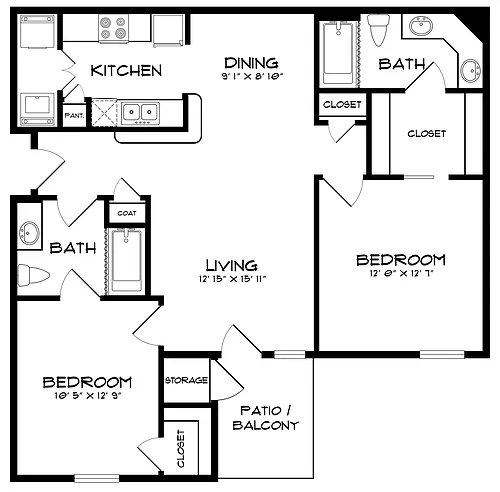 Floor plan B