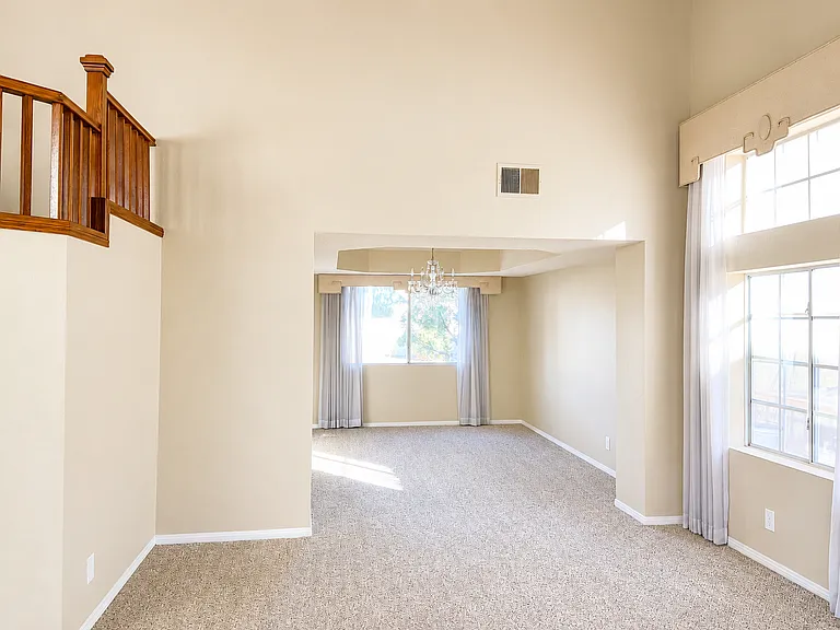 Formal living and dining room