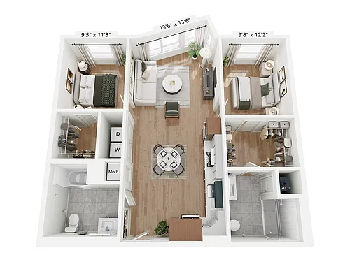 Floor plan B6H
