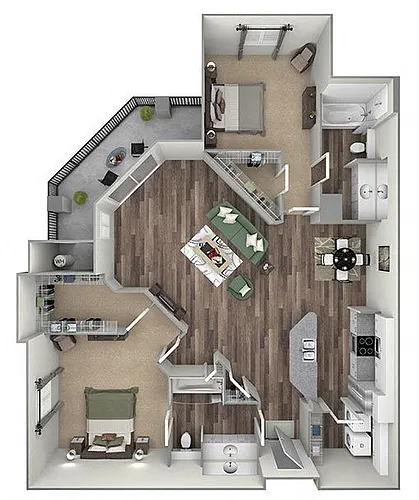 Floor plan B2 (Cambridge)
