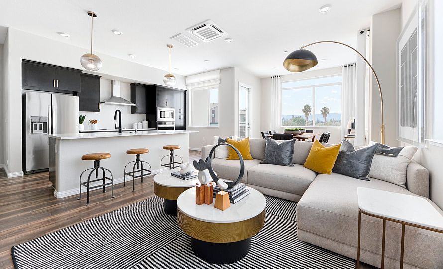 Plan 1 - Open Gathering Room, Kitchen and Cafe