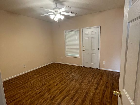 Primary Bedroom with private bath
Door to back patio