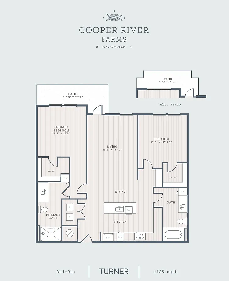 Floor plan Turner