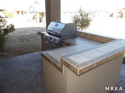 Built-in BBQ