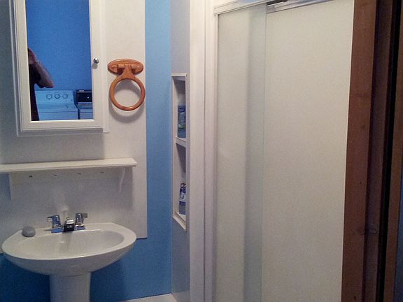 Remodeled bath downstairs