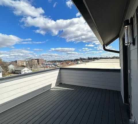 view from rooftop deck