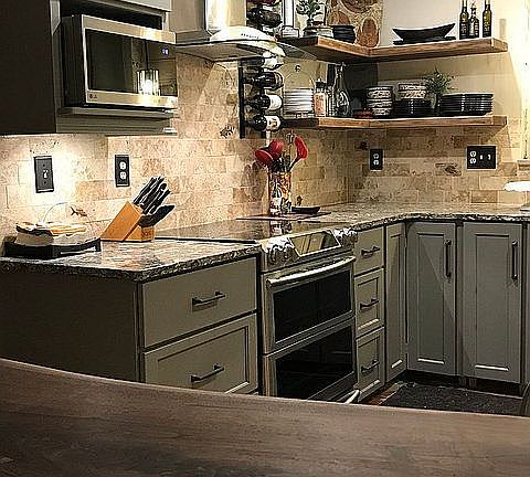 Kitchen from Living Area