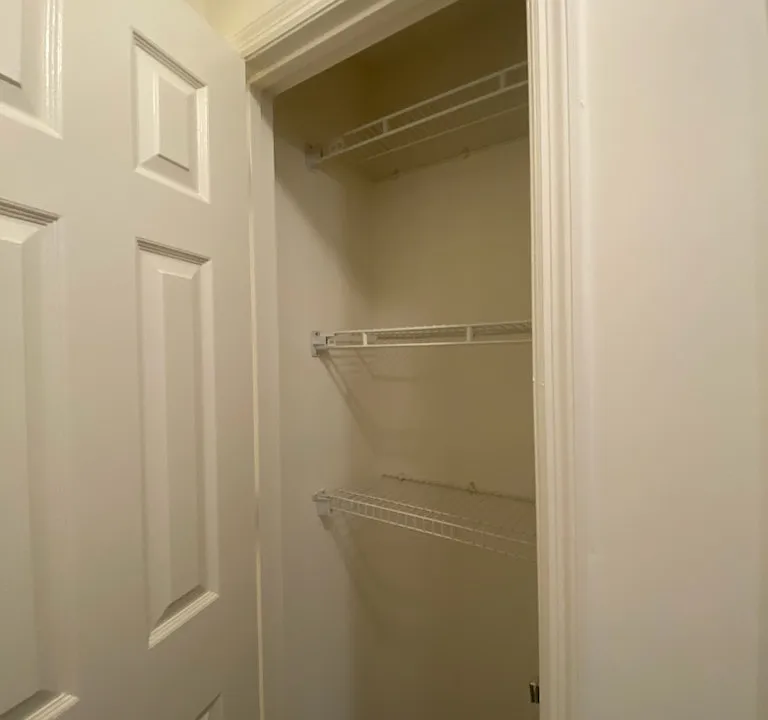 Hallway linen closet