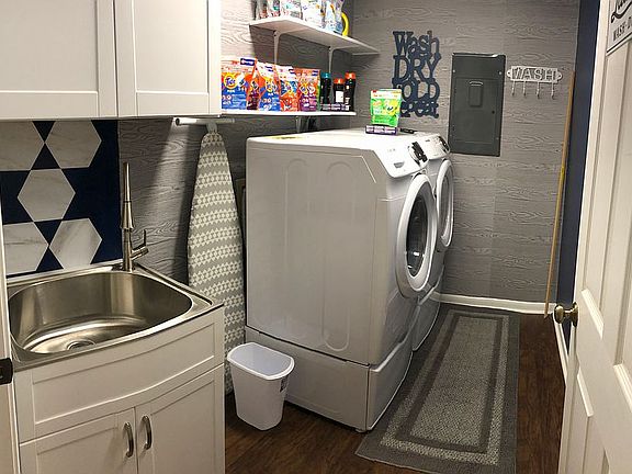 Laundry room remodeled 