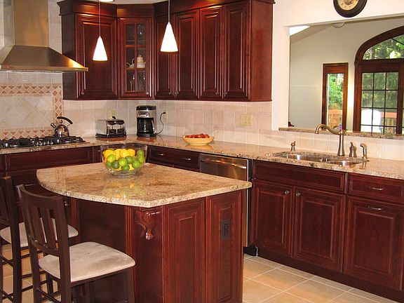 Kitchen View of Center Isalnd