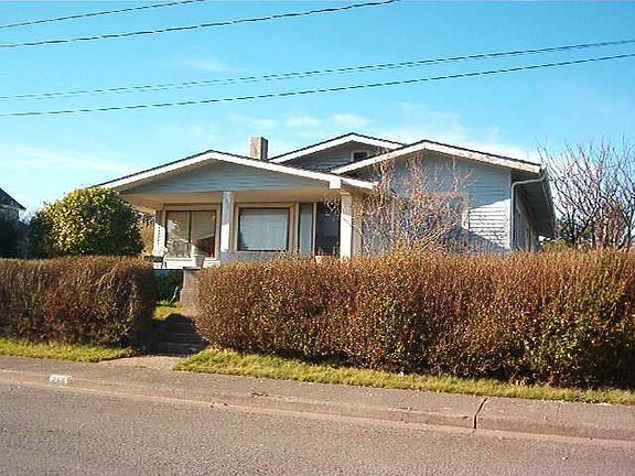 located on a large corner lot 