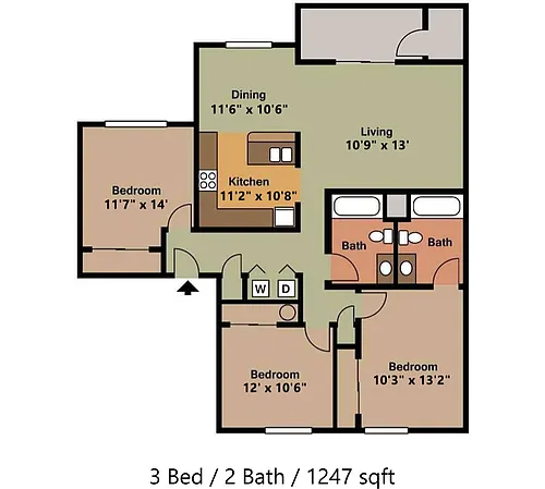 Floor plan 3X2