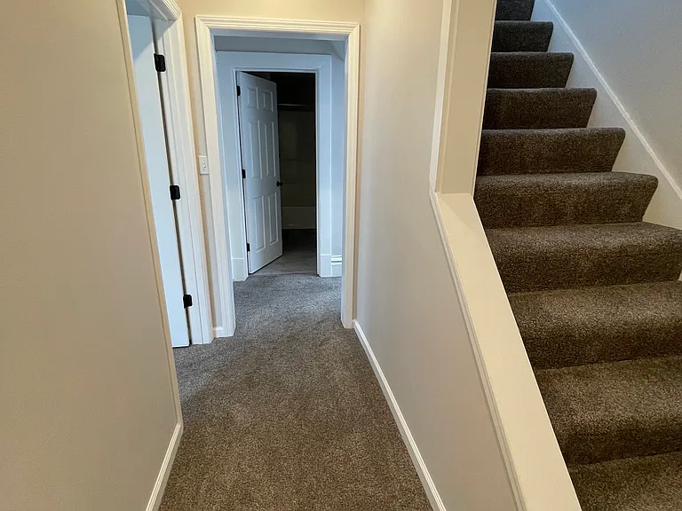 2nd floor hall and stairs to 4th bedroom/finished attic