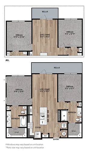 Floor plan B1