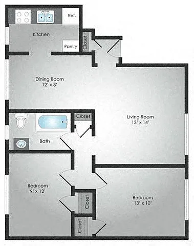 Floor plan B02M