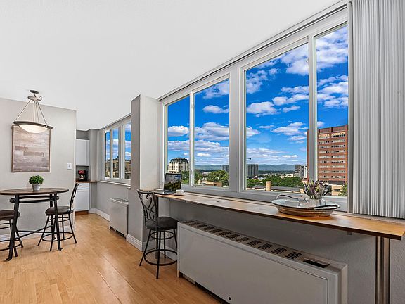 Window side breakfast bar or work space