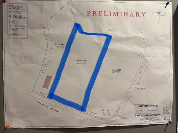 859 Diana Ridge Rd Lot 1, Pulaski, TN 38478