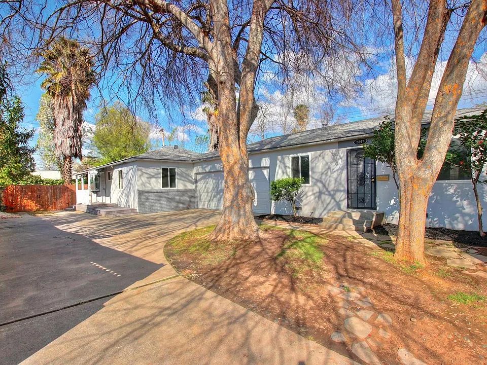 Front of duplex and Driveway