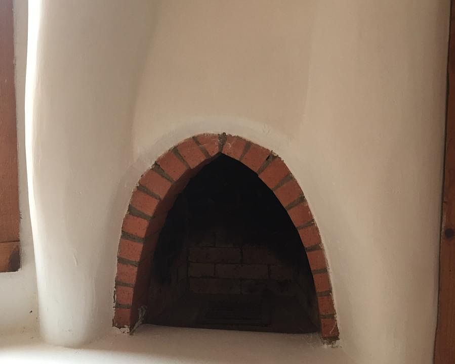 Master Bedroom Kiva Fireplace