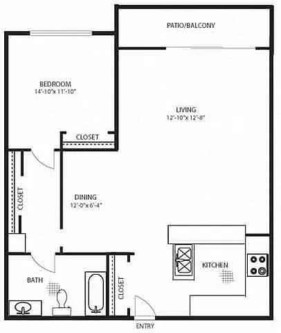 Floor plan The Sunset Classic