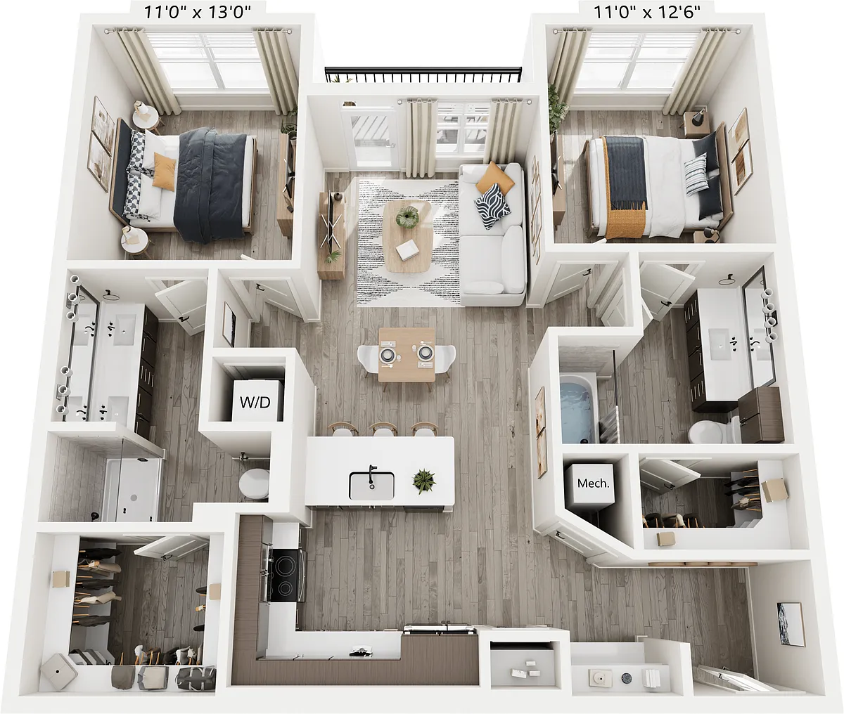 Floor plan B1
