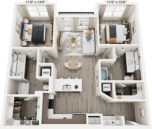 Floor plan B1
