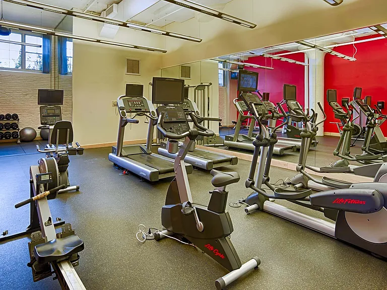 Work out in our fitness center