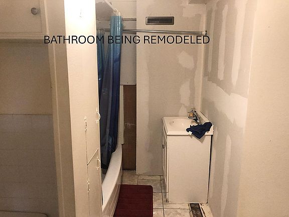 BATHROOM
BEING RENOVATED