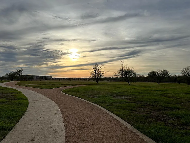 Onion creek Park at walking distance just outside community entrance