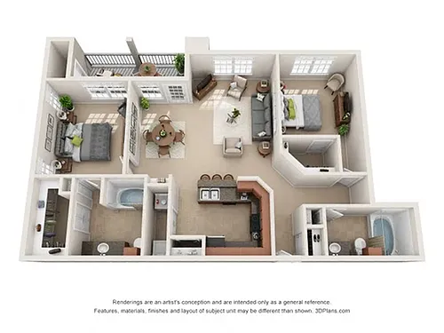 Floor plan Paradise Bay